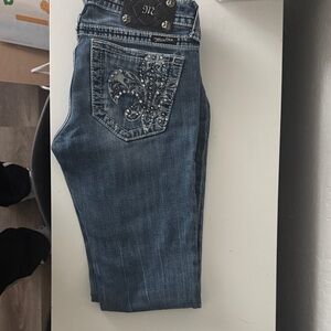 Women's Blue Miss Me Embellished Jeans